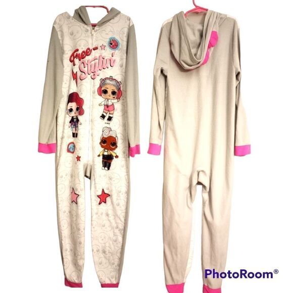 - L.O.L surprise hooded one piece pajamas - Picture 1 of 9